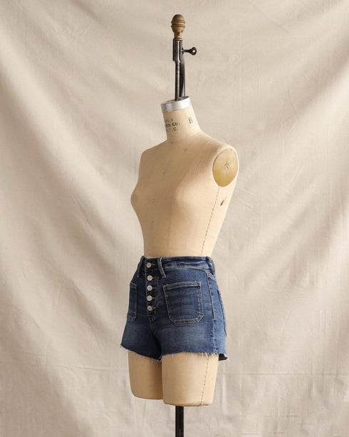 Popsicle Stand Pocket Shorts-Adored Vintage